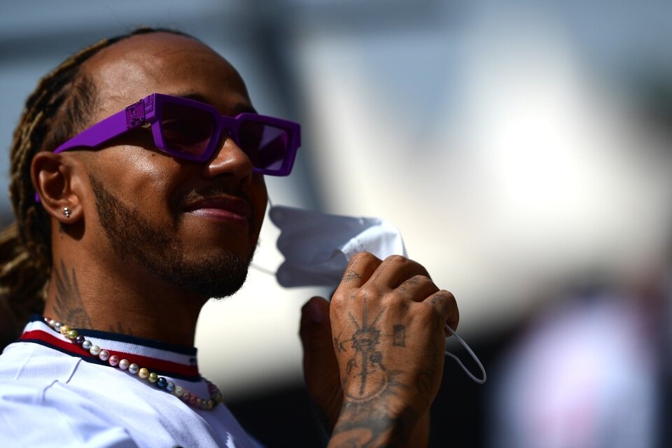 Hamilton struggled in qualifying but still performed better than Mercedes team-mate Russell
